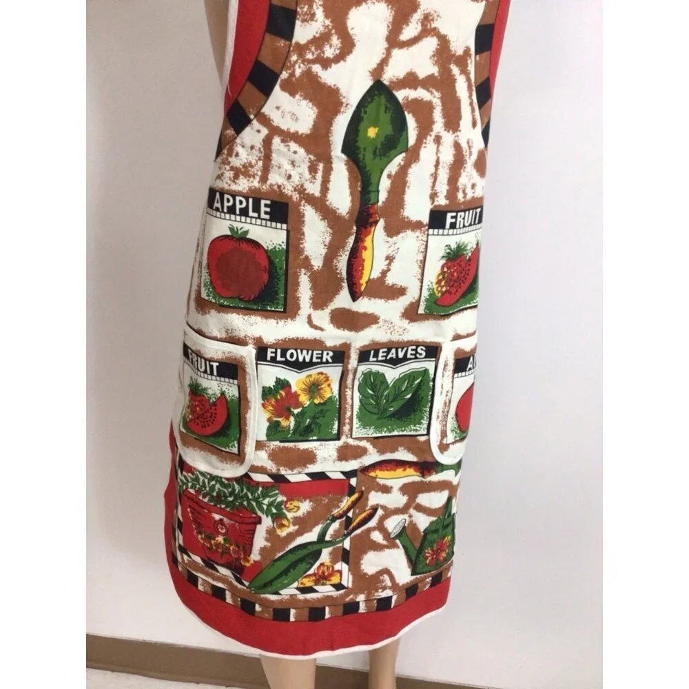 Vintage Retro Garden Apron